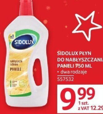 Płyn do nabłyszczania paneli Sidolux 750 ml promocja w Selgros
