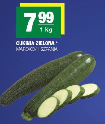 Cukinia zielona Maroko/Hiszpania promocja w SPAR