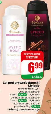Żel pod prysznic damski Melado promocja w Dino