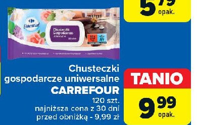 Chusteczki gospodarcze Carrefour promocja