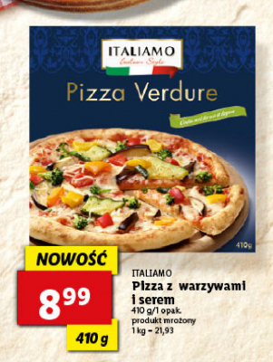 Pizza verdure Italiamo promocja