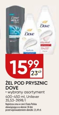 Żel pod prysznic dove promocja w Chata Polska