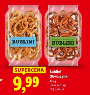 Obwarzanki różne rodzaje promocja w Lidl