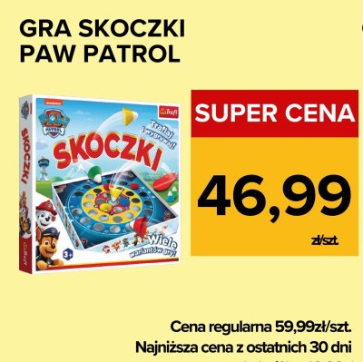 Gra Skoczki Paw Patrol promocja w Supeco