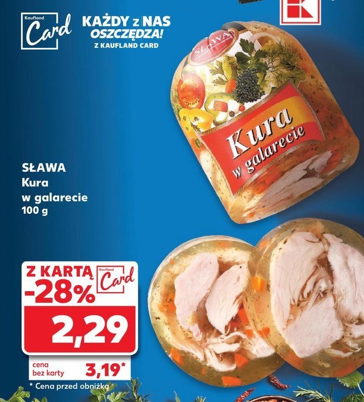 Kura w galarecie Sława promocja