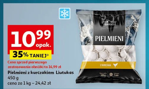 Pielmieni z kurczakiem GARSO promocja w Auchan