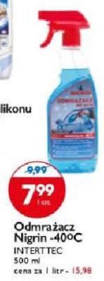 Odmrażacz do szyb -40c Nigrin promocja