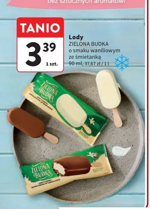 Lód wanilia-czekolada Zielona budka promocja