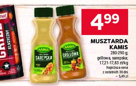 Musztarda grillowa Kamis promocja