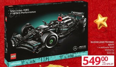 Klocki LEGO Technic 42171 Mercedes-AMG F1 W14 E Performance promocja w Selgros