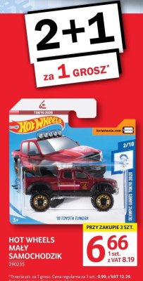 Samochodzik HOT WHEELS mały promocja w Selgros