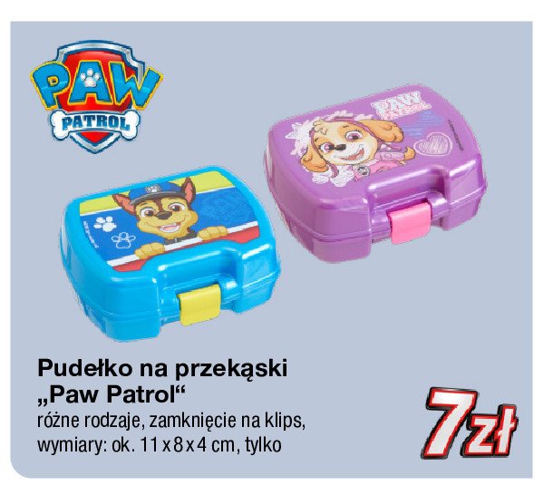 Pudełko śniadaniowe psi patrol promocja