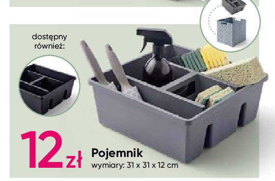 Pojemnik 31 x 31 x 12 cm promocja w Pepco