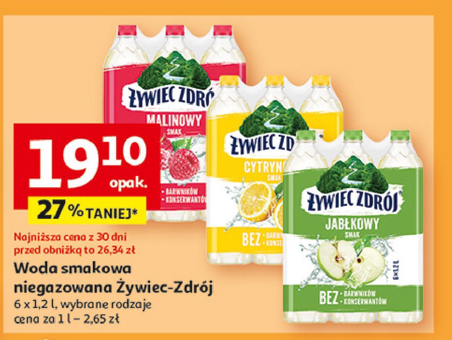 Woda cytrynowa Żywiec zdrój z nutą... promocja