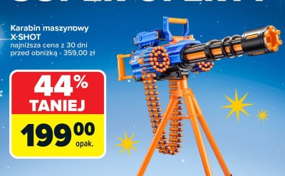 Karabin maszynowy X-SHOT promocja w Carrefour