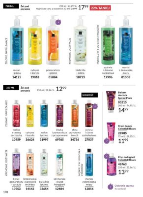 Żel pod prysznic cytryna i bazylia Senses promocja w AVON