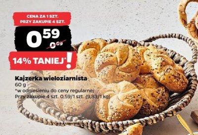 Kajzerka wieloziarnista promocja w Netto
