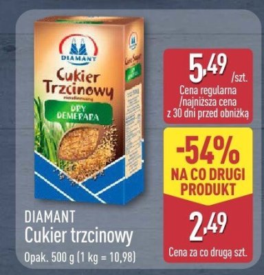 Cukier trzcinowy  promocja w Aldi