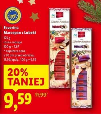 Marcepan z Lübeki Favorina promocja w Lidl