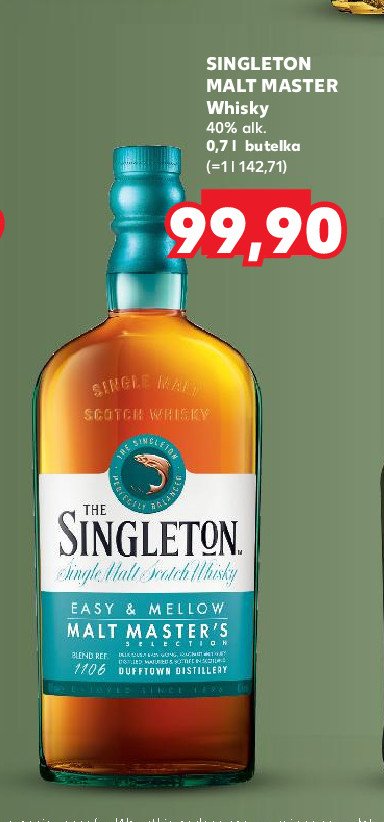 Whisky The singleton malt master promocja w Kaufland