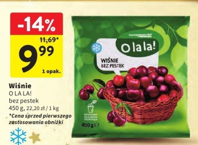 Wiśnie O LA LA! bez pestek promocja w Intermarche