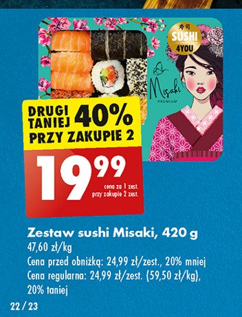 Sushi misaki Sushi 4you promocja