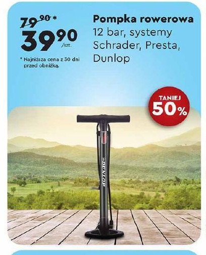 Pompka rowerowa Dunlop promocja