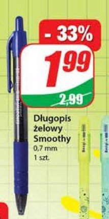 Długopis żelowy smoothy niebieski Herlitz promocja