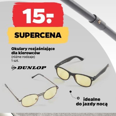 Okulary rozjaśniające dla kierowców Dunlop promocja