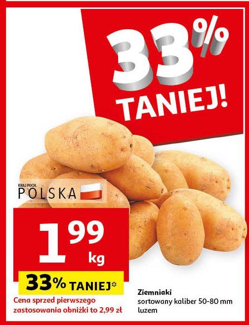 Ziemniaki polskie promocja w Auchan