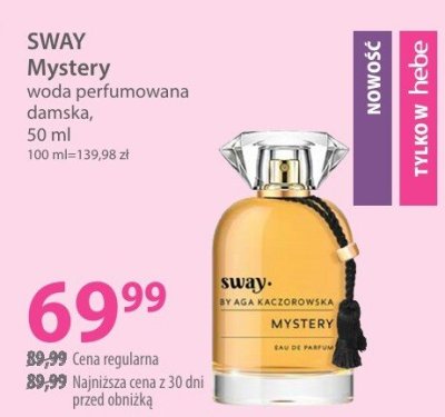 Perfumy SWAY Mystery woda perfumowana damska promocja w Hebe