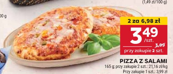 Pizza z salami promocja w Stokrotka