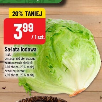 Sałata lodowa POLOmarket promocja w POLOmarket