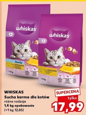 Karma dla kotów Whiskas sucha różne rodzaje promocja w Kaufland