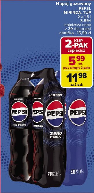Napój 7up promocja w Carrefour