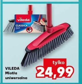 Miotła uniwersalna 2w1 z trzonkiem Vileda promocja