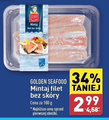 Mintaj filety bez skóry Golden seafood promocja