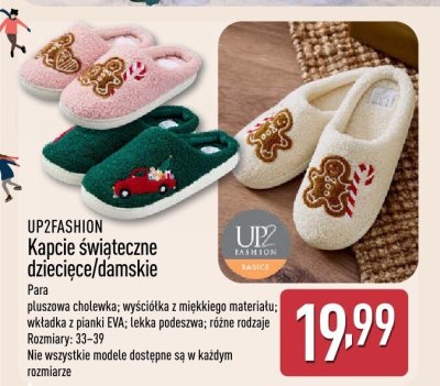 Kapcie świąteczne dziecięce UP2FASHION promocja w Aldi