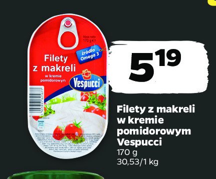 Filety z makreli w kremie pomidorowym Vespucci promocja