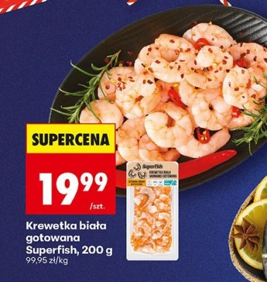 Krewetka biała gotowana, 200 g promocja w Biedronka
