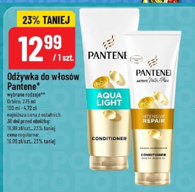 Odżywka do włosów Pantene promocja w POLOmarket