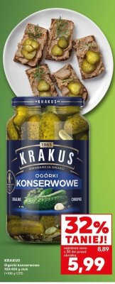 Ogórki konserwowe Krakus maspex promocja