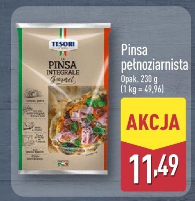 Pinsa pełnoziarnista TITSONI promocja w Aldi