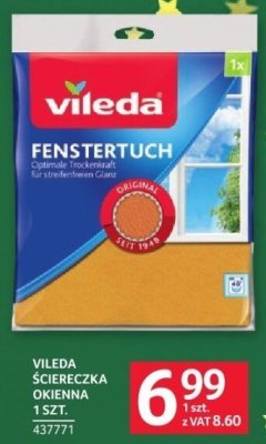 Ściereczka okienna Vileda Fenstertuch promocja w Selgros