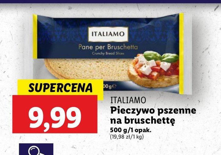 Chleb do brushetty Italiamo promocja