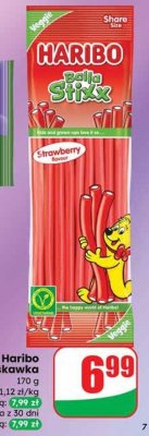 Żelki Balla Stixx truskawka promocja w Dino