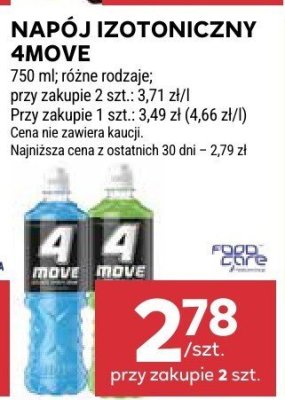 Napój izotoniczny 4Move promocja w Stokrotka