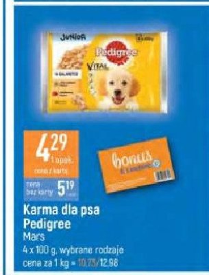 Karma dla psa junior kurczak ryż Pedigree vital promocja