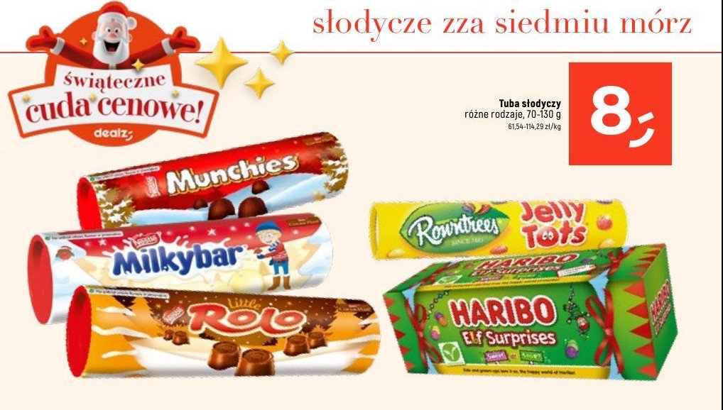 Tuba ze słodyczami little rolo Nestle promocja w Dealz