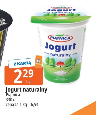 Jogurt naturalny promocja w Leclerc